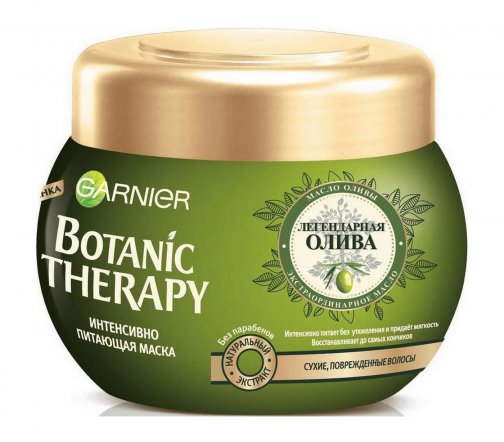 Garnier Botanic Therapy Маска питательная для поврежденных волос Легендарная олива 300мл