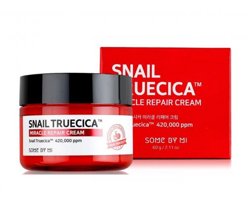 Some By Mi Snail Truecica Miracle Repair Крем восстанавливающий с муцином черной улитки 60мл