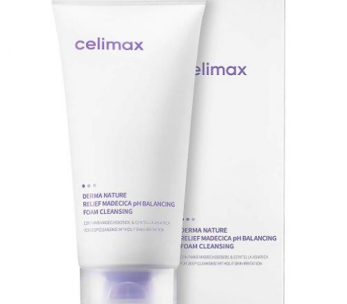 Celimax Derma Nature Relief Madecica pH Balancing Пенка слабокислотная очищающая