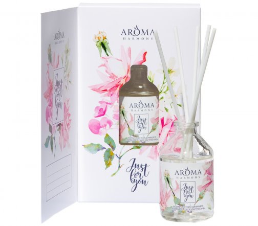Aroma Harmony Just For You Романтическое настроение Набор диффузор-открытка ароматический 50мл