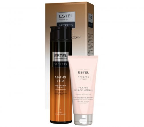 Estel Secrets Магия утра Набор Гель для душа 300мл+Молочко-шелк для тела 100мл