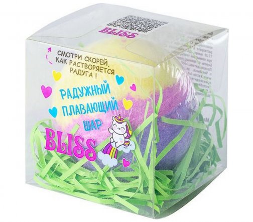 Laboratory Katrin Соль шипучая для ванны Радужный плавающий шар Bliss 130гр