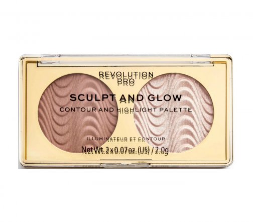 Revolution Pro Бронзер и хайлайтер Sculpt&Glow Sands of Time