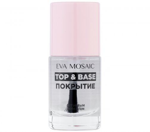 Eva Mosaic Покрытие для ногтей с гелевым эффектом Top&Base
