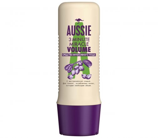 Aussie Средство интенсивного ухода для придания объёма волос 3 Minute Miracle Volume 250мл