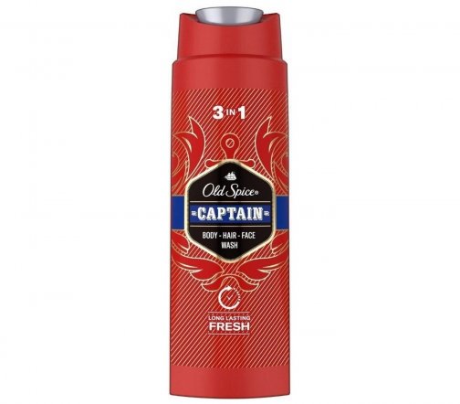 Old Spice Гель для душа+Шампунь 3в1 Captain 90мл