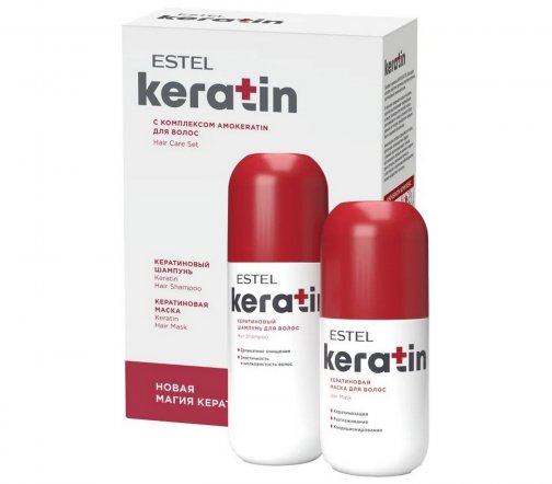 Estel Keratin Набор Шампунь 400мл+Маска 300мл