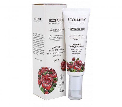 Ecolatier Organic Wild Rose Крем для лица Молодость и красота 50мл