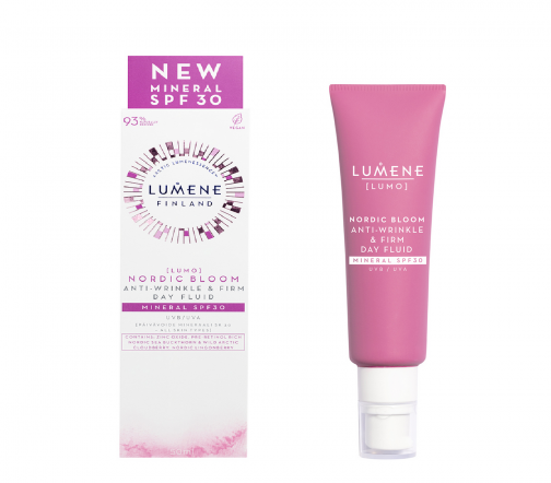 Lumene Lumo Nordic Bloom Флюид дневной укрепляющий против морщин с минеральным фильтром SPF30 50 мл