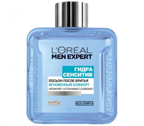 L'Oreal Paris Men Expert Лосьон после бритья гидра сенситив мгновенный комфорт 100мл