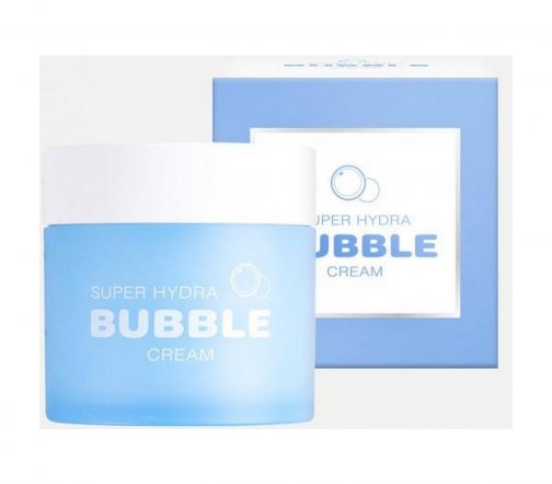 PrettySkin Super Hydra Bubble Крем-гель увлажняющий для лица с гиалуроновой кислотой и пептидами 100
