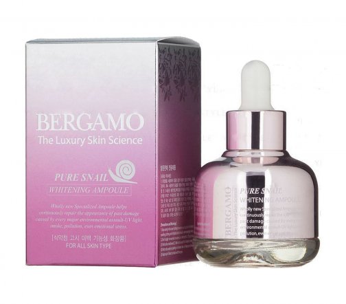 Bergamo The Luxury Skin Science Сыворотка для лица Pure Snail 30мл