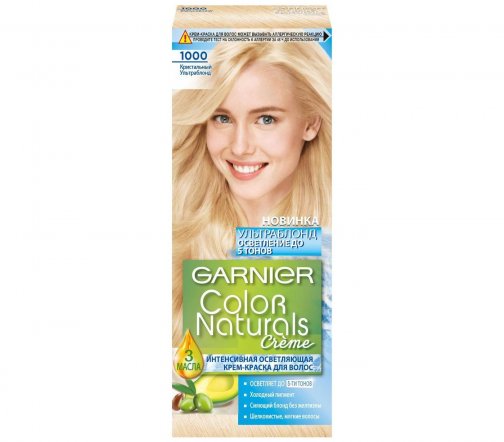 Garnier Color Naturals Крем-краска для волос 1000 Кристальный ультраблонд