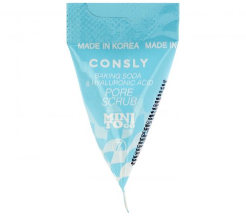 Consly Mini To Go Скраб для лица с содой и гиалуроновой кислотой 7гр