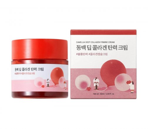 Round Lab Camellia Deep Collagen Крем укрепляющий коллагеновый с камелией 50мл