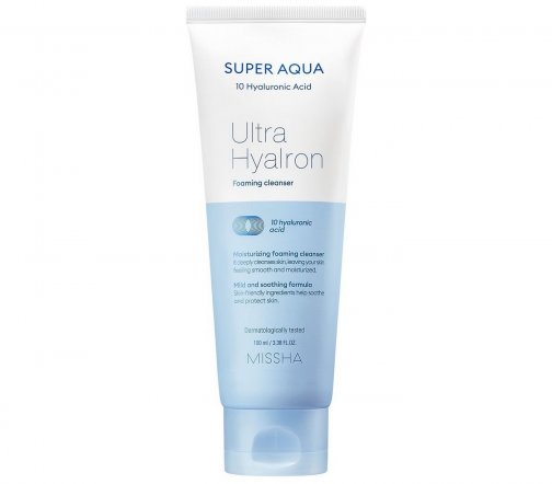 Missa Missa Super Aqua Ultra Hyalron Пенка для умывания и снятия макияжа