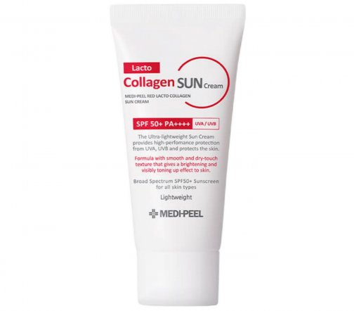 Medi-Peel Red Lacto Collagen Sun Cream Крем солнцезащитный для лица с коллагеном SPF50+ 50мл