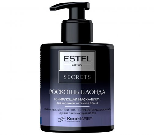 Estel Secrets Маска-блеск тонирующая для холодных оттенков блонд Роскошь блонда 275мл