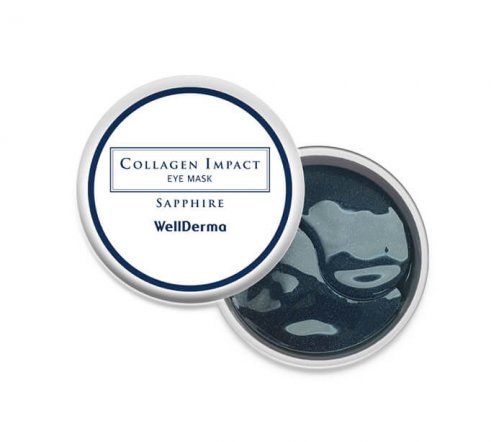 WellDerma Collagen Impact Sapphire Eye Mask Увлажняющие патчи с морским коллагеном,
