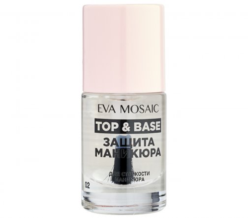 Eva Mosaic Покрытие для ногтей Top&Base Защита маникюра