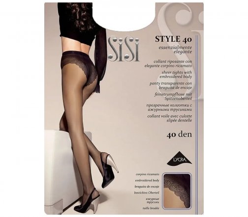 Sisi Колготки Style 40 den  (Черный)