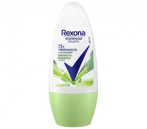 Rexona Усиленная защита Дезодорант-антиперспирант ролик Свежесть бамбука+Алоэ 50мл