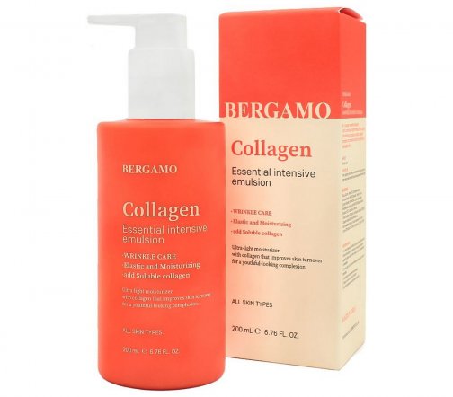 Bergamo Essential Intesive Эмульсия для лица Collagen 200мл