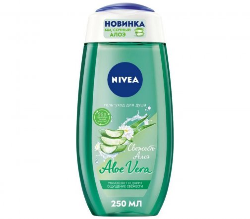 Nivea Гель-уход для душа Свежесть алое 250мл