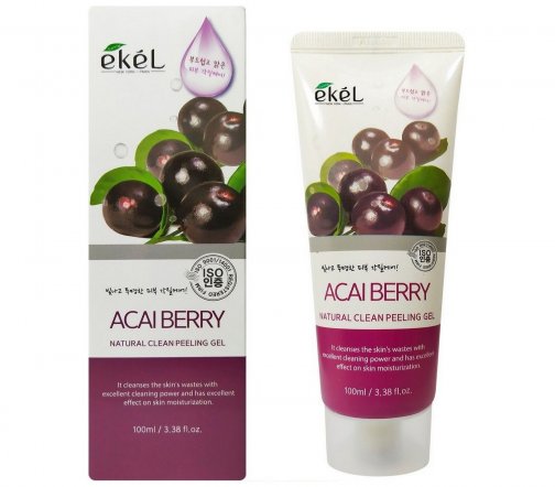 Ekel Пилинг-гель для лица с экстрактом ягод асаи 100мл