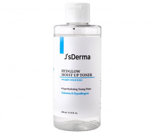 J'sDerma Hydglow Moist Up Тонер с гиалуроновой кислотой и березовым соком 200мл