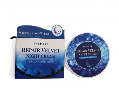 Deoproce Крем для лица ночной Repair Velvet 100г