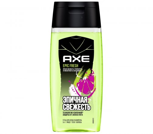 Axe Гель для душа и шампунь 3в1 Epic Fresh 100мл