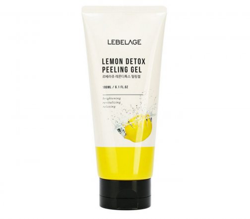 Lebelage  Lemon Detox Peeling Gel Пилинг-гель для умывания отшелушивающий с экстрактом лимона с дето