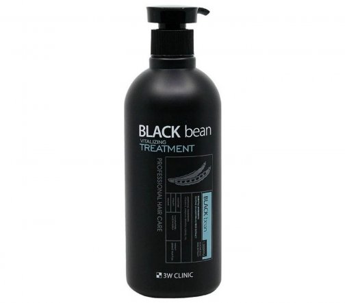 3W Clinic Black Bean Vitalizing Кондиционер восстанавливающий с экстрактом черной фасоли 500мл