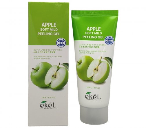 Ekel Soft Mild Пилинг-гель для лица с экстрактом яблока 180мл
