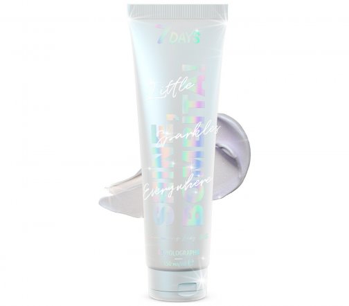 7Days Молочко мерцающее для тела Shine Bombita! 03 Holographic 150мл