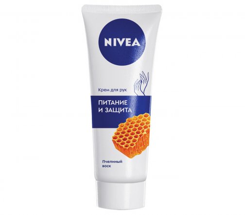 Nivea Питание и защита Крем для рук Пчелиный воск 75мл
