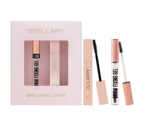 Stellary Набор Brilliance Basis Тушь 3D Volume+Гель для бровей Fixing Gel