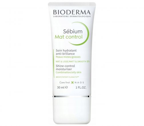 Bioderma Sebium Mat Control (Себиум Мат Контроль) Крем матирующий для комбинированной и жирной кожи