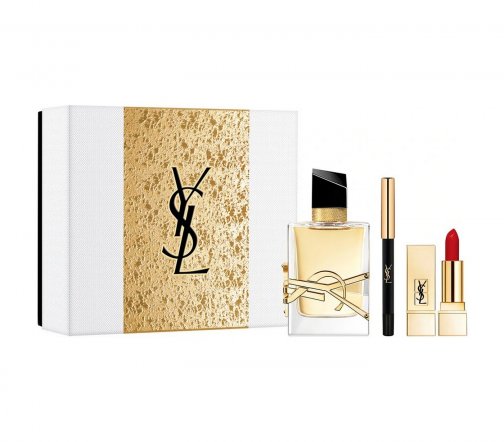 Yves Saint Laurent Набор Libre Парфюмерная вода 50мл+Карандаш для глаз Dessin Du Regard+Пом