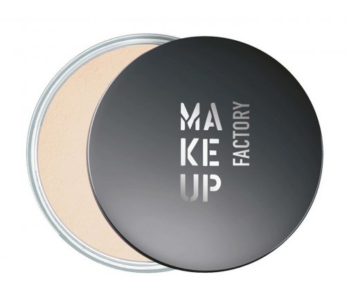 Make Up Factory Пудра рассыпчатая фиксирующая Setting&Baking 01 Прозрачный
