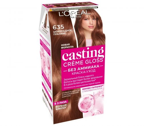 L'Oreal Paris Casting Creme Gloss Краска для волос 635 Шоколадное пралине