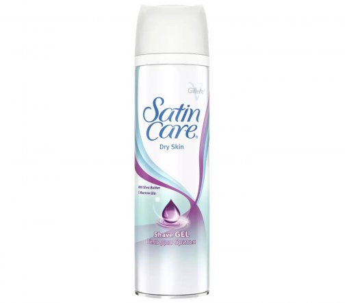 Gillette Satin Care Гель для бритья с маслом Ши 200мл