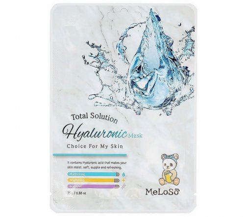 Meloso Total Solution Маска тканевая для лица Гиалуроновая кислота 25мл