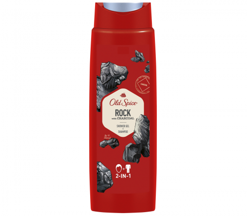 Old Spice Гель для душа+Шампунь 2в1 Rock With Charcoal 250мл