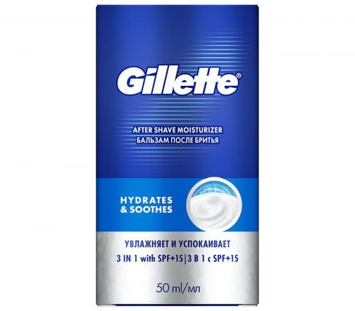Gillette Men Pro Бальзам после бритья 3в1 Мгновенное увлажнение SPF15 50мл