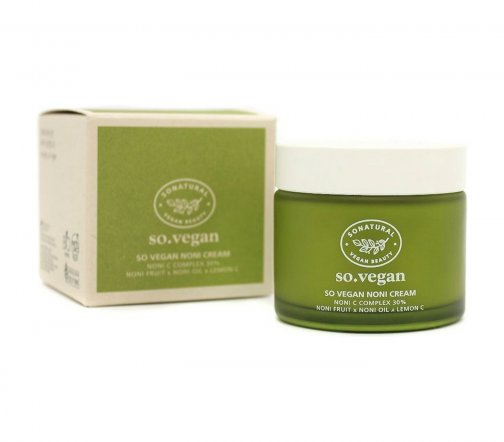 So Natural So Vegan Крем веганский для лица с нони 70мл