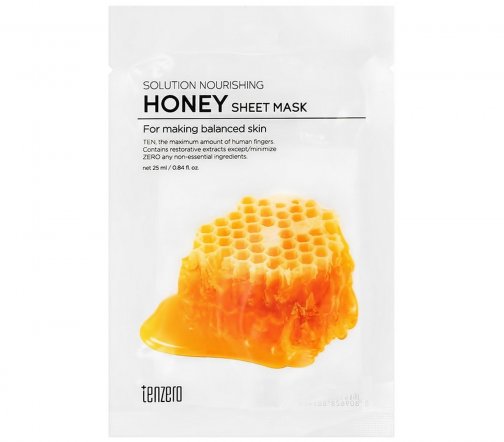 Tenzero Solution Nourishing Honey Маска тканевая с медом 25мл