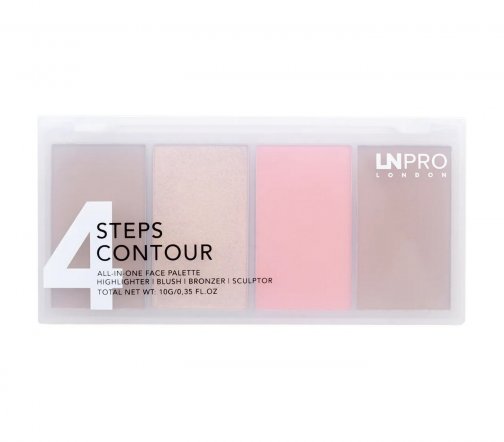 LN Pro Набор пудр для контурирования лица 4 Steps 4 Contour