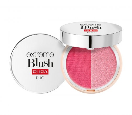 Pupa Румяна Extreme Blush Duo двойные 140 Radiant Flamingo - Glow Creamy